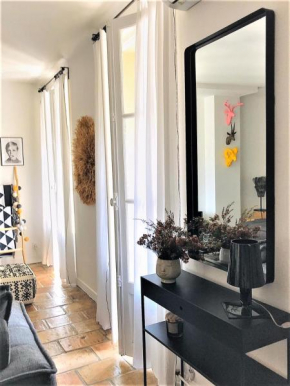 L Îlot Secret - Appartement Nîmes centre Terrasse et climatisation